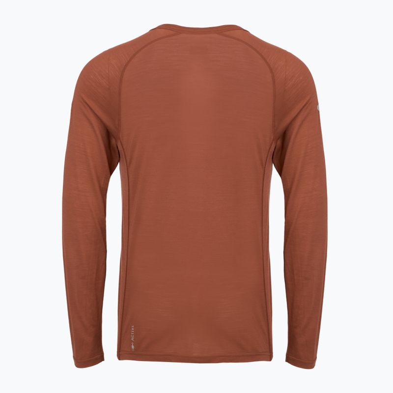 Лонгслів термічний чоловічий Smartwool Merino Sport 120 burnt sienna 2