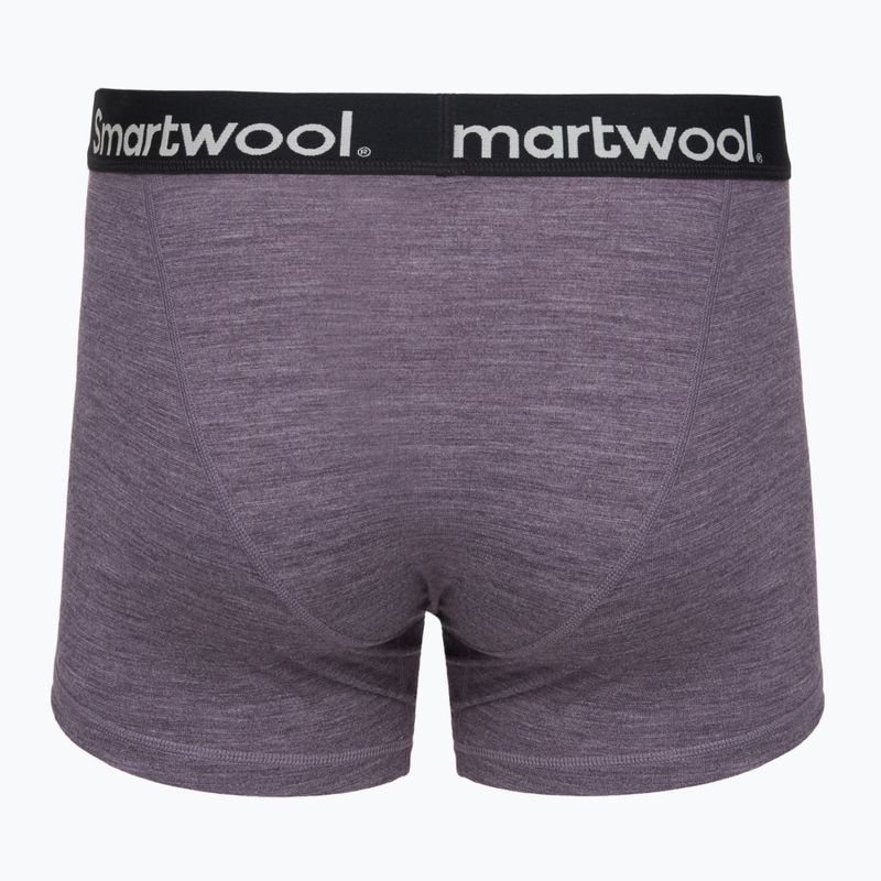 Труси термічні чоловічі Smartwool Merino Boxer Brief Boxed purple storm heather 2