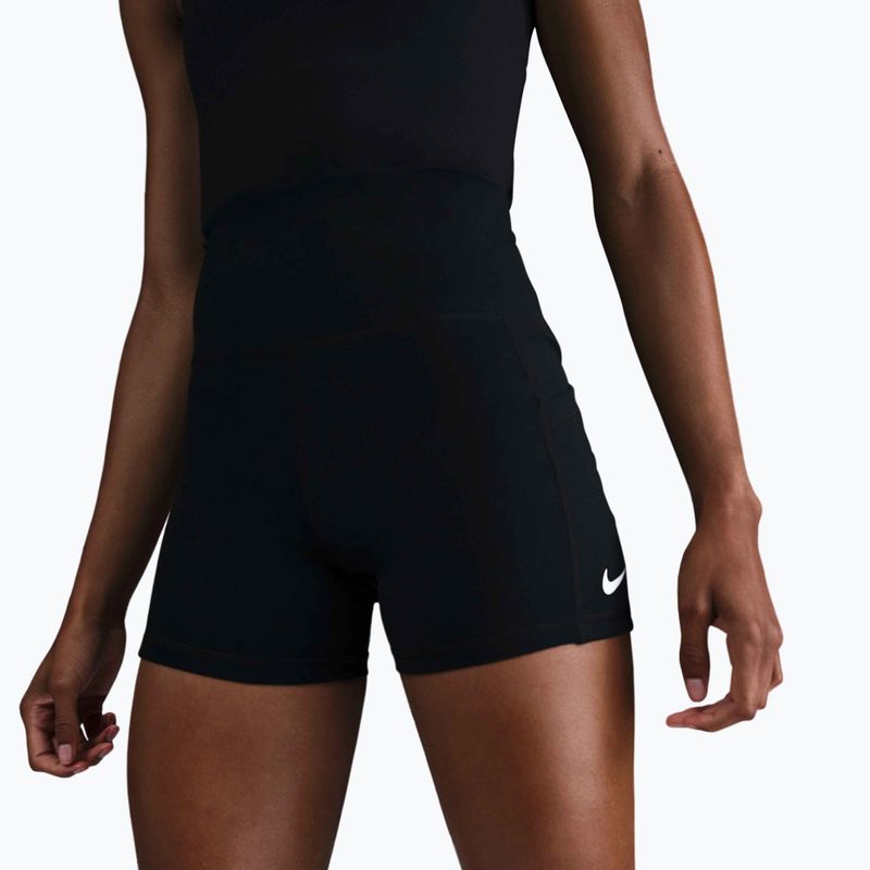 Шорти тенісні жіночі Nike Court Dri-Fit with Pockets black/white 4