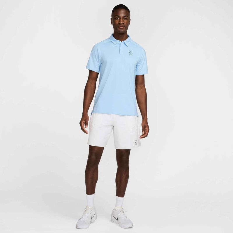 Шорти тенісні чоловічі Nike Court Dri-Fit Advantage 8" white/black 2