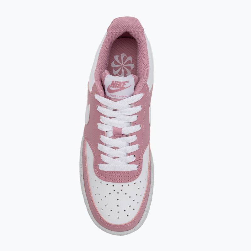 Кросівки жіночі Nike Court Vision Low Next Nature elemental pink/white 5