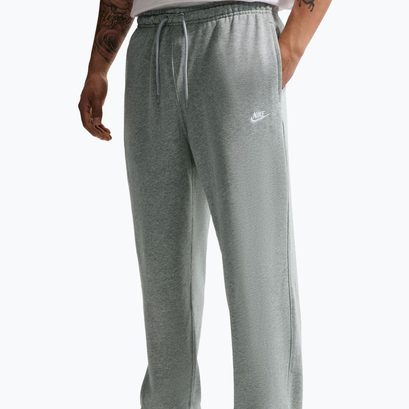 Штани чоловічі Nike Club dark grey heather/light smoke grey/white 5