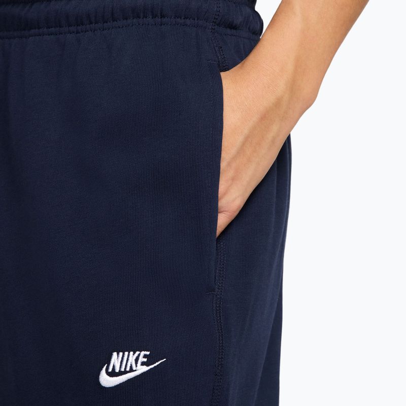 Штани чоловічі Nike Sportswear Club Knit Open-Hem obsidian/white 4