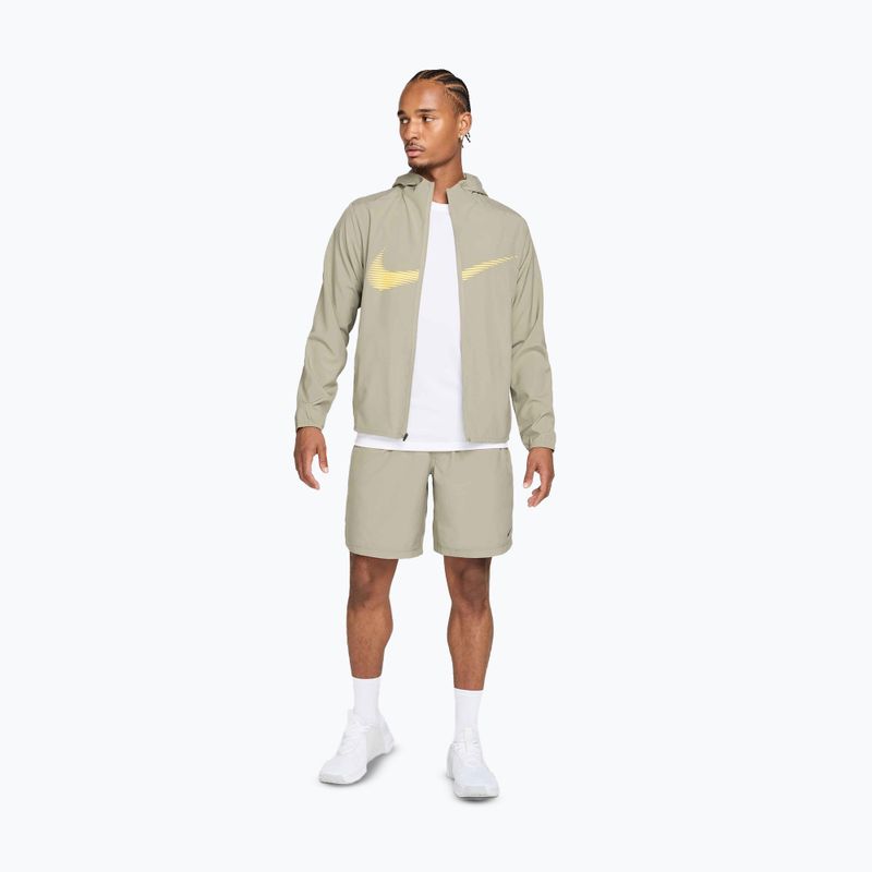 Чоловічі шорти для бігу Nike Form Dri-Fit Unlined 9" light army/black 2