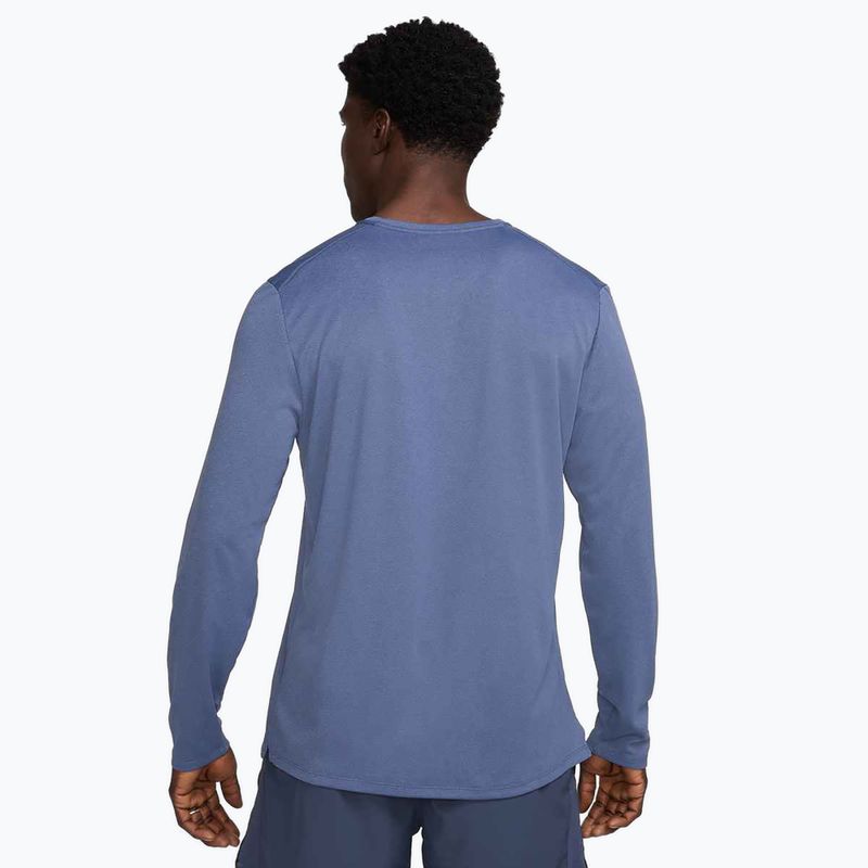 Лонгслів для бігу чоловічий Nike Miler Dri-Fit UV diffused blue 3