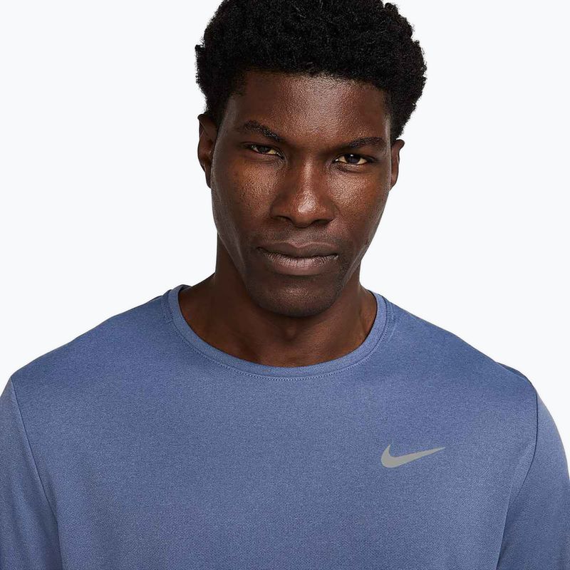 Лонгслів для бігу чоловічий Nike Miler Dri-Fit UV diffused blue 4