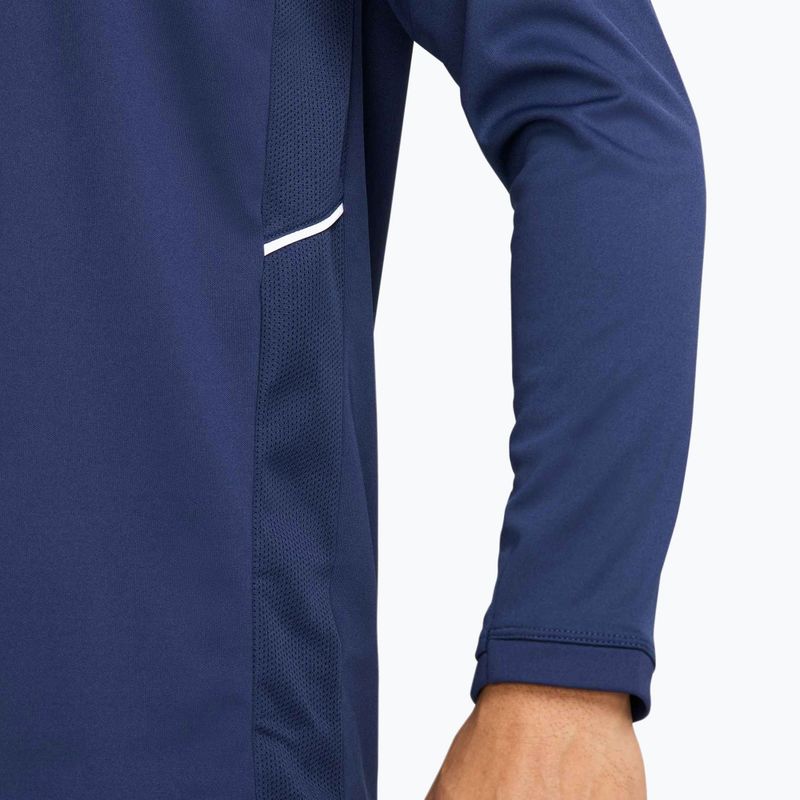 Лонгслів футбольний чоловічий Nike Academy Dri-Fit Drill Top midnight navy/midnight navy/white 5