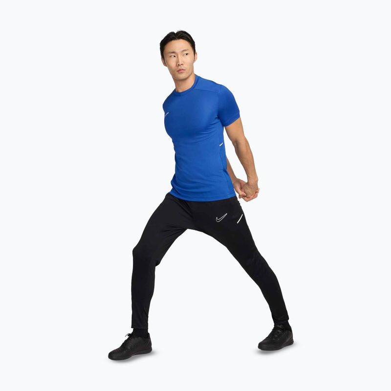 Футболка футбольна чоловіча Nike Academy Dri-Fit game royal/game royal/white/white 2