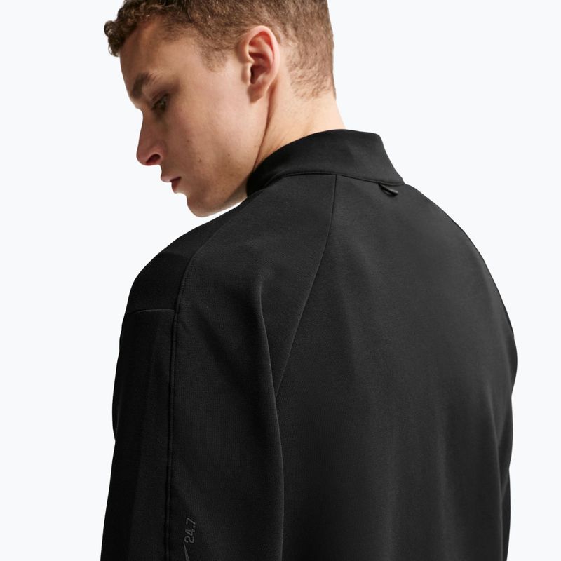 Кофта тренувальна чоловіча Nike 24.7 ImpossiblySoft Black/Dark Smoke Grey 4