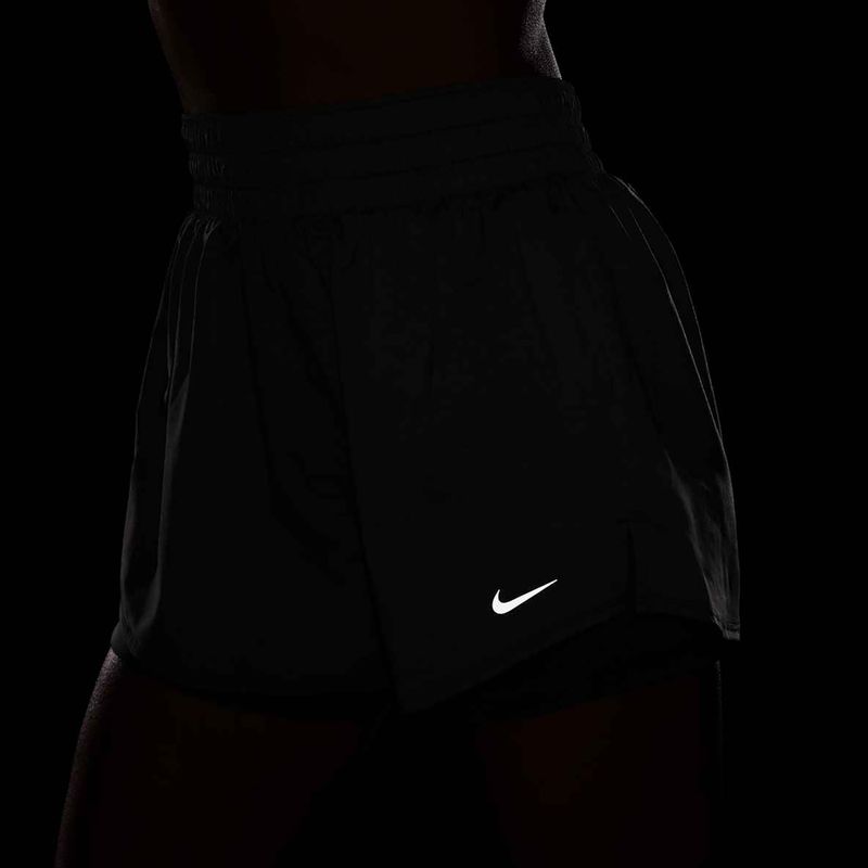 Жіночі шорти Nike One Dri-Fit High-Waisted 3" 2In1 smoke grey/heather 8