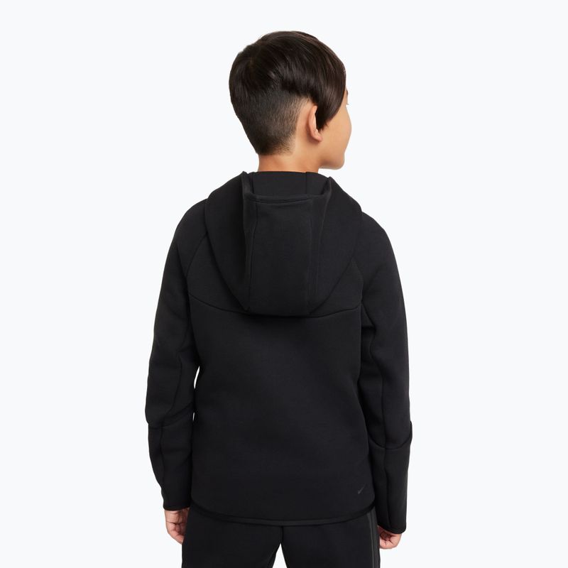 Кофта дитяча Nike Sportswear Tech Fleece Full Zip black/black/black 3