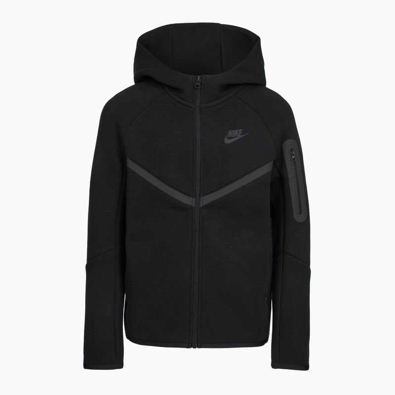 Кофта дитяча Nike Sportswear Tech Fleece Full Zip black/black/black 7