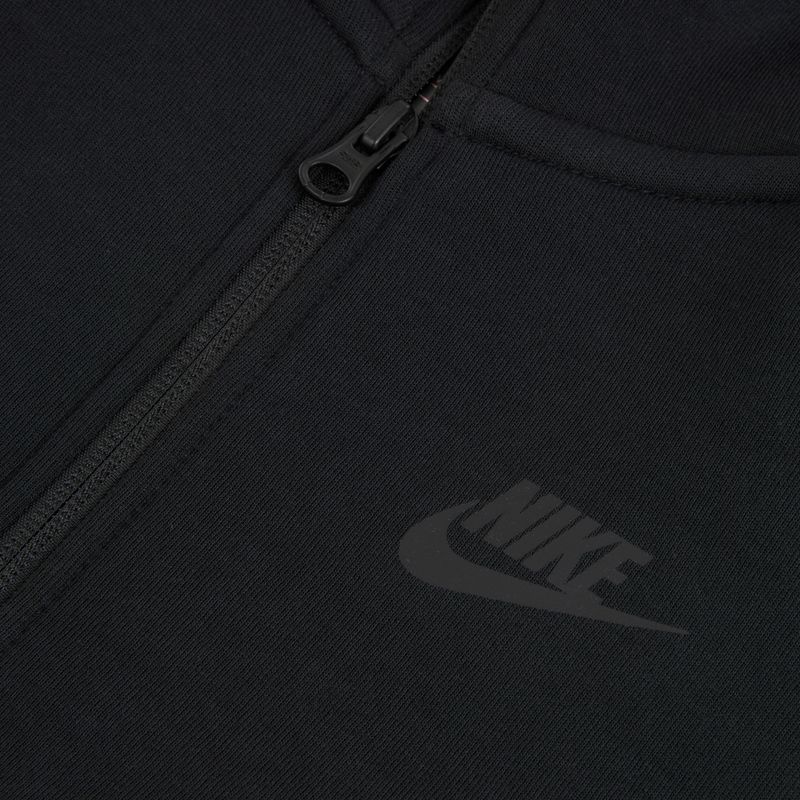 Кофта дитяча Nike Sportswear Tech Fleece Full Zip black/black/black 9
