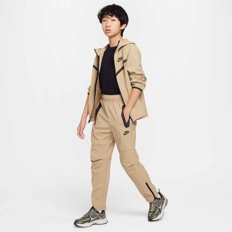 Куртка дитяча Nike Tech Woven parachute beige/parachute beige/black 2