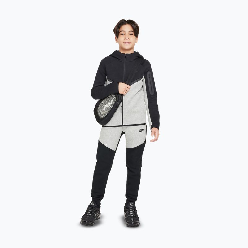 Кофта дитяча Nike Sportswear Tech Fleece Full Zip dark grey heather/black/black/black 2
