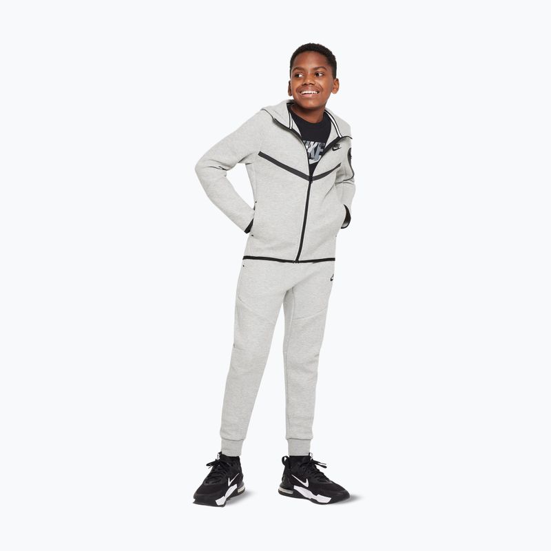 Кофта дитяча Nike Sportswear Tech Fleece dark grey heather/black/black 2