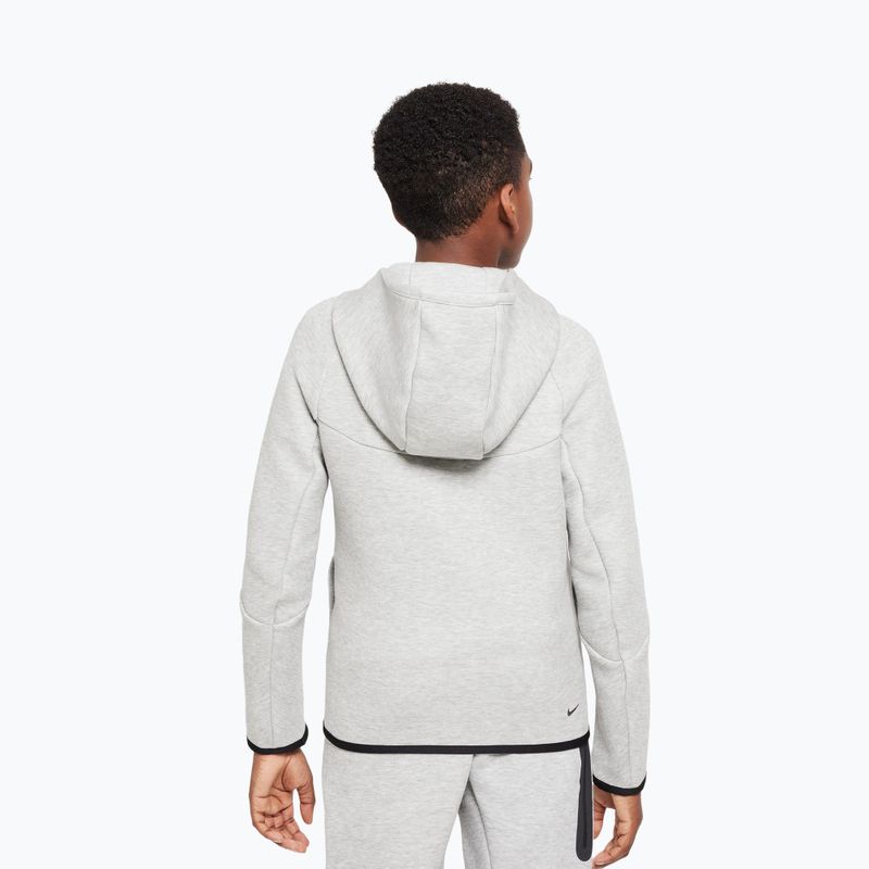 Кофта дитяча Nike Sportswear Tech Fleece dark grey heather/black/black 3
