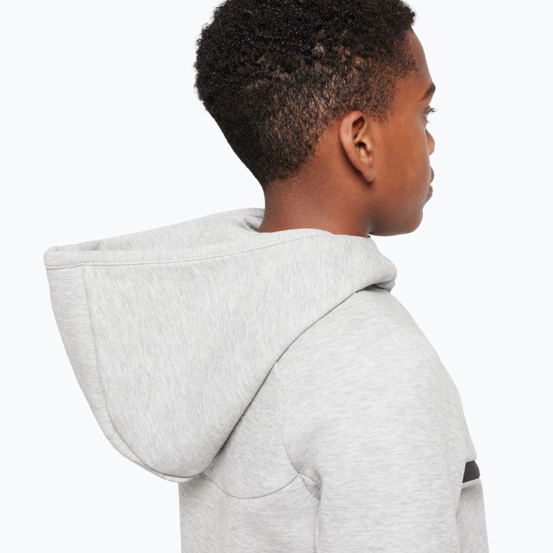 Кофта дитяча Nike Sportswear Tech Fleece dark grey heather/black/black 5