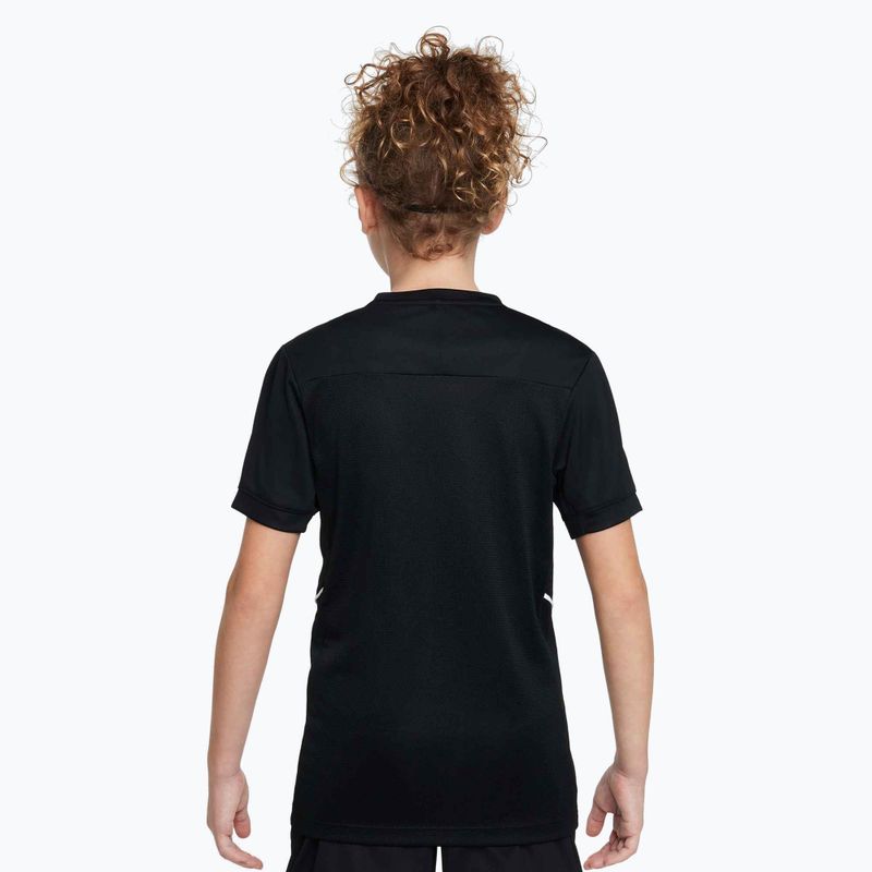 Футболка футбольна дитяча Nike Academy Dri-Fit Jr black/black/white/white 2