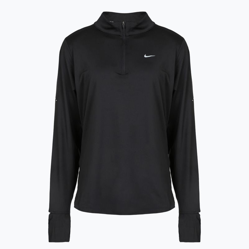 Лонгслів для бігу жіночий Nike Swift Dri-FIT UV 1/4-Zip Plus Size black 6