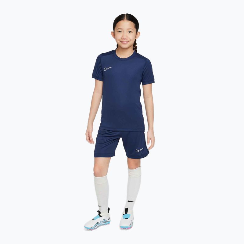 Футболка футбольна дитяча Nike Academy Dri-Fit Jr midnight navy/midnight navy/white/white 2