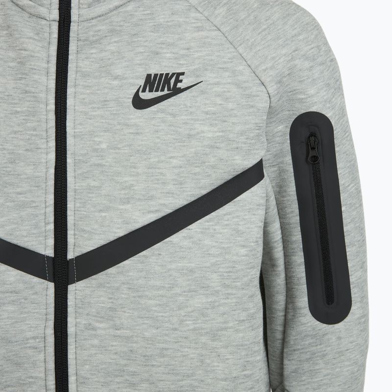 Кофта дитяча Nike Sportswear Tech Fleece Full-Zip dark grey heather/black/black 11