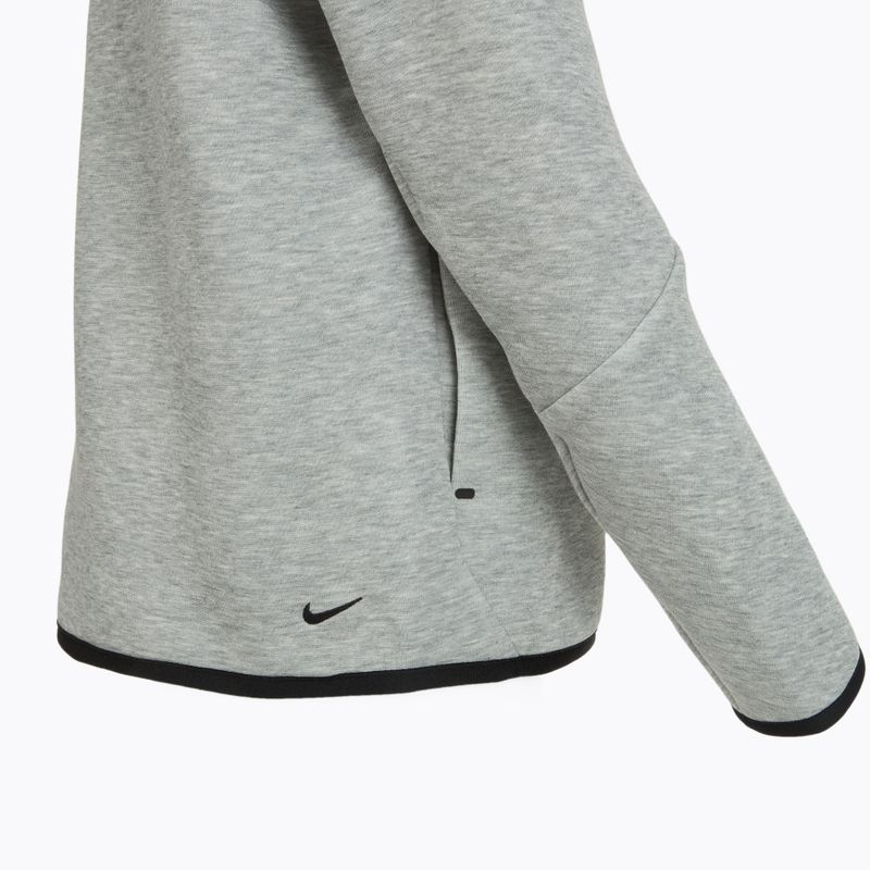 Кофта дитяча Nike Sportswear Tech Fleece Full-Zip dark grey heather/black/black 12