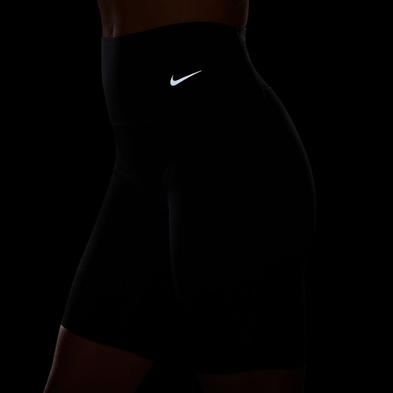Шорти для тренувань жіночі Nike Universa High Waisted Biker 8" black/anthracite/dark smoke grey 8