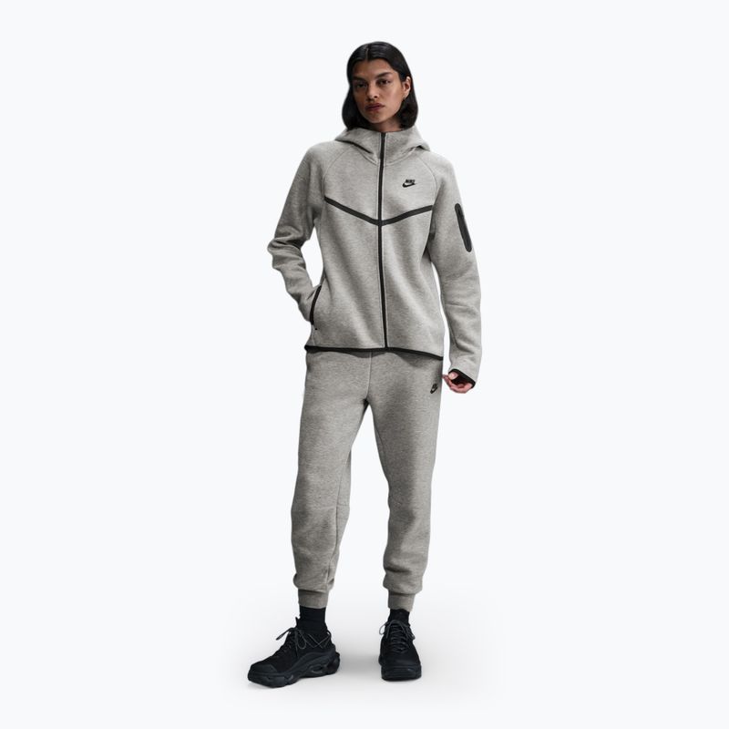 Кофта жіноча Nike Sportswear Tech Fleece Windrunner dark grey heather/black 2