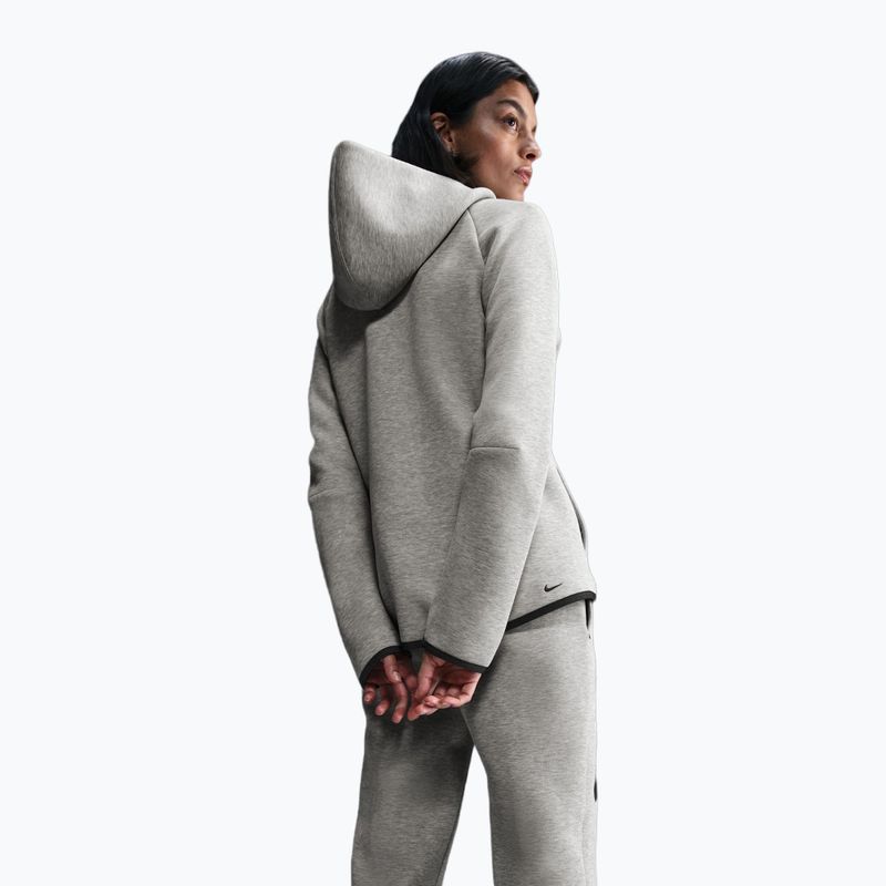 Кофта жіноча Nike Sportswear Tech Fleece Windrunner dark grey heather/black 4