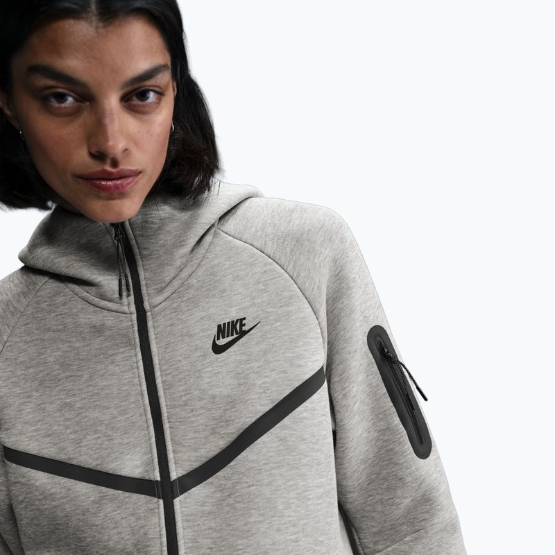 Кофта жіноча Nike Sportswear Tech Fleece Windrunner dark grey heather/black 5