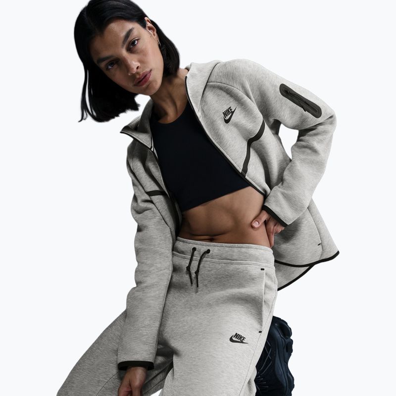 Штани жіночі Nike Sportswear Tech Fleece Mid-Rise dark grey heather/black 4