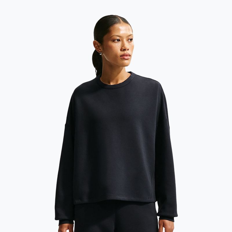Кофта тренувальна жіноча Nike 24.7 ImpossiblySoft Black/Dark Smoke Grey