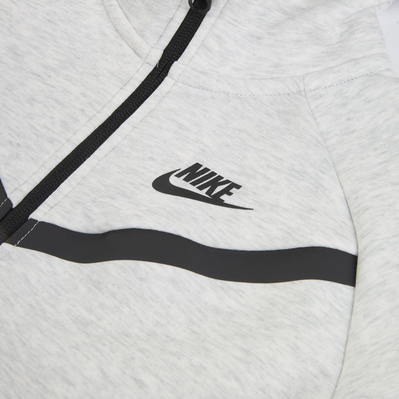 Кофта дитяча Nike Sportswear Tech Fleece light grey/heather/black/black 3