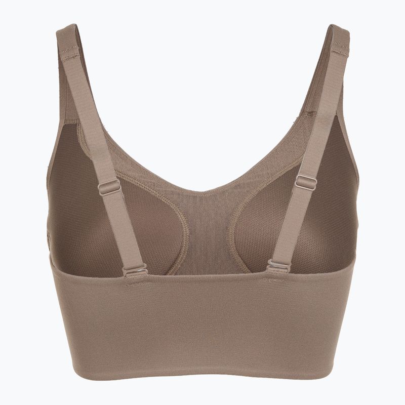 Бюстгальтер для тренувань Nike Alate Medium Support Longline mink brown/white 9