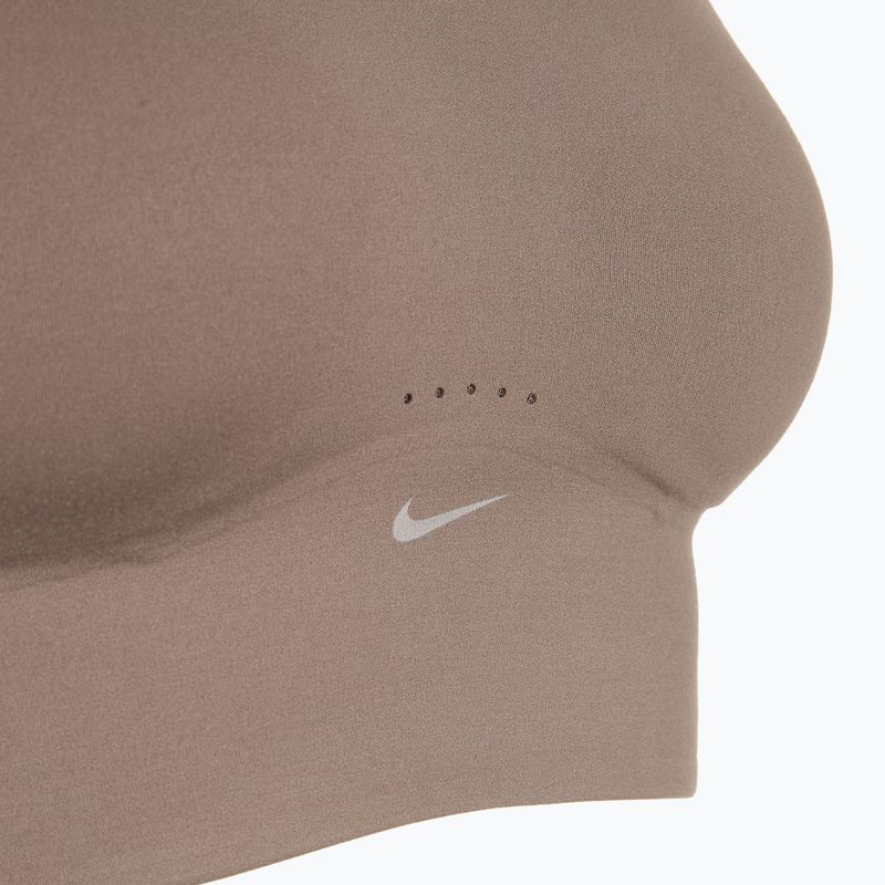 Бюстгальтер для тренувань Nike Alate Medium Support Longline mink brown/white 10
