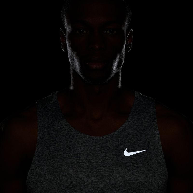 Футболка для бігу чоловіча Nike Stride Dri-Fit ADV smoke grey/heather 7