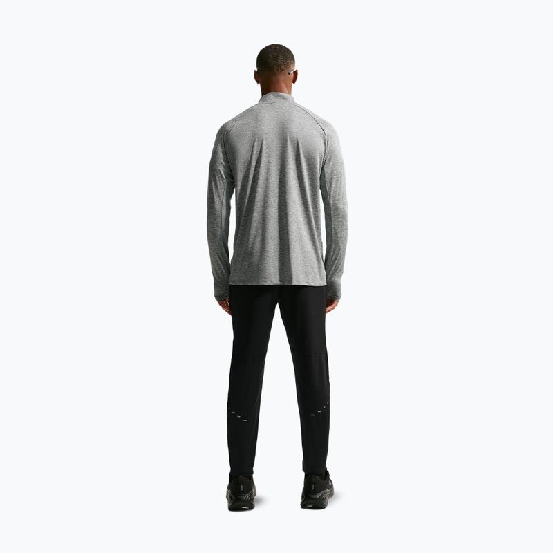 Кофта для бігу чоловіча Nike Stride 1/4 Zip Dri-Fit smoke grey/heather 3