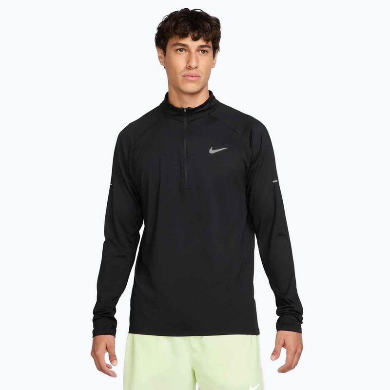 Кофта для бігу чоловіча Nike Stride 1/4 Zip Dri-Fit black