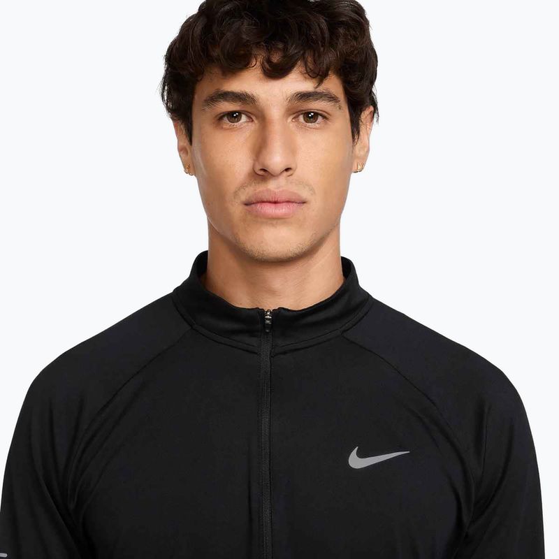 Кофта для бігу чоловіча Nike Stride 1/4 Zip Dri-Fit black 4