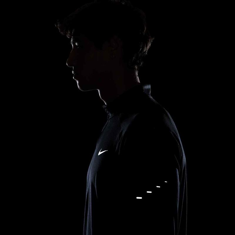 Кофта для бігу чоловіча Nike Stride 1/4 Zip Dri-Fit black 10