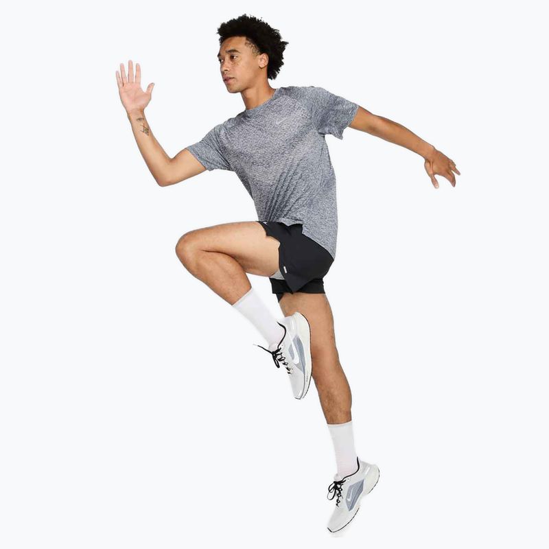 Футболка для бігу чоловіча Nike Stride ADV thunder blue / heather 2