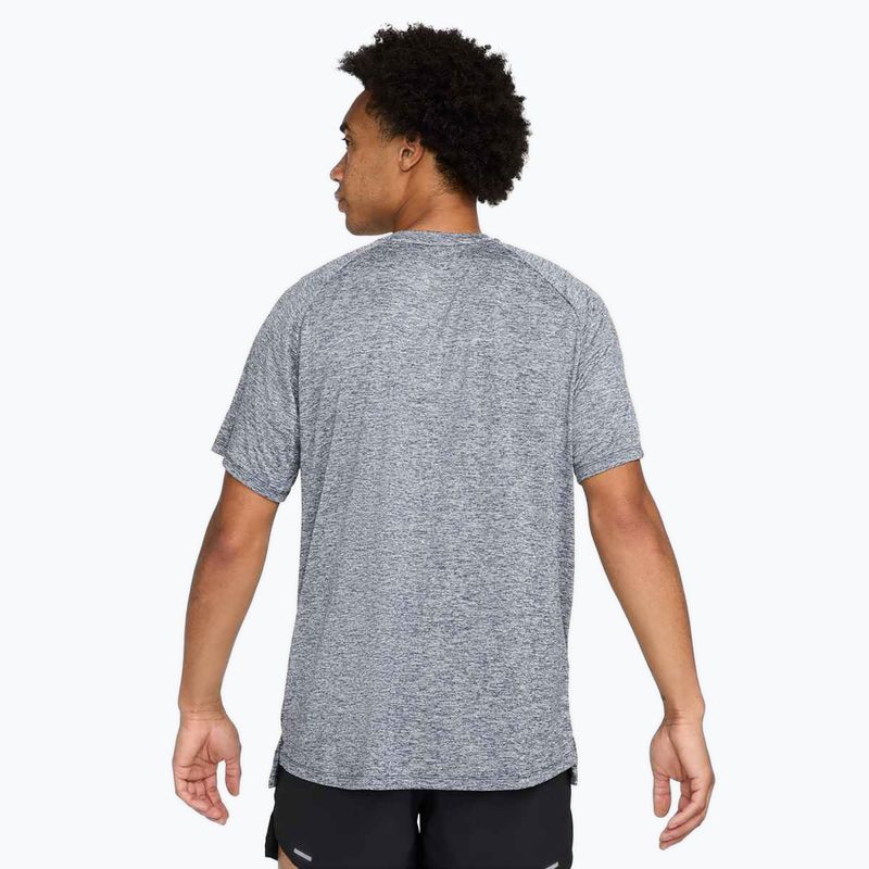 Футболка для бігу чоловіча Nike Stride ADV thunder blue / heather 3