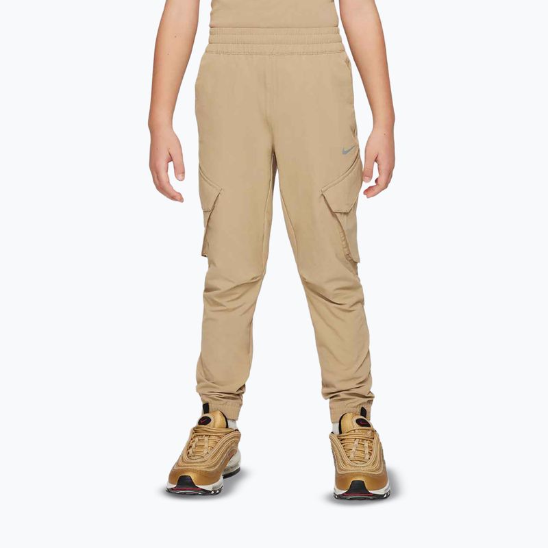 Штани дитячі Nike Sportswear City Utility parachute beige/black