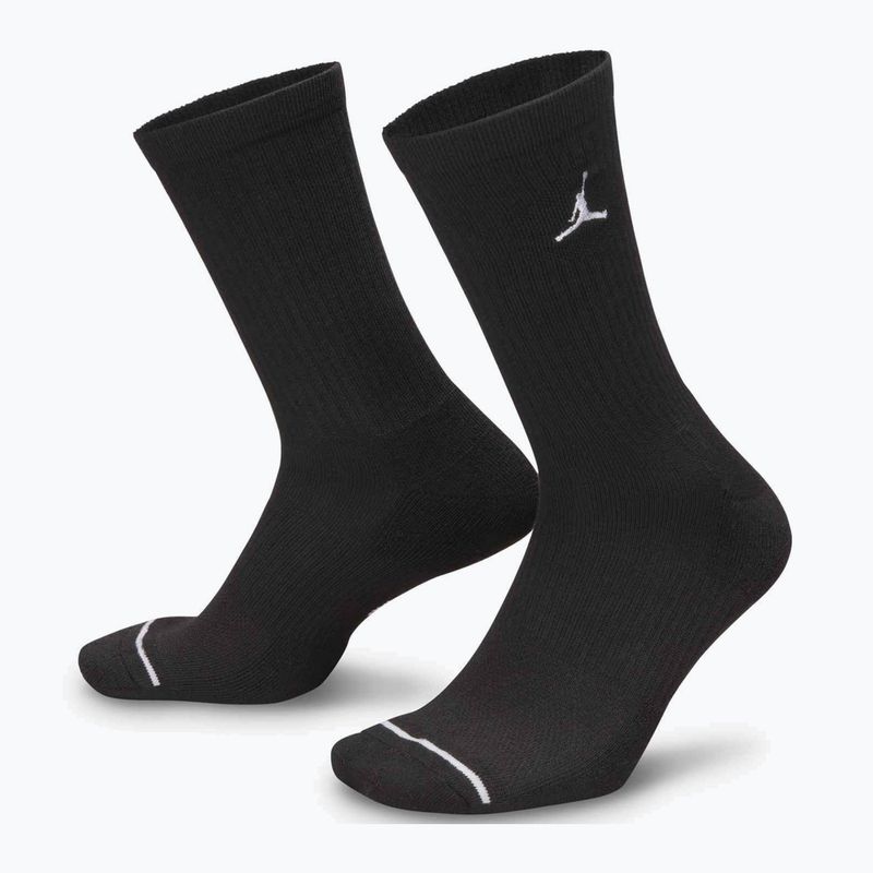 Шкарпетки  Jordan Everyday Cushioned Crew 6 pairs black/white 4