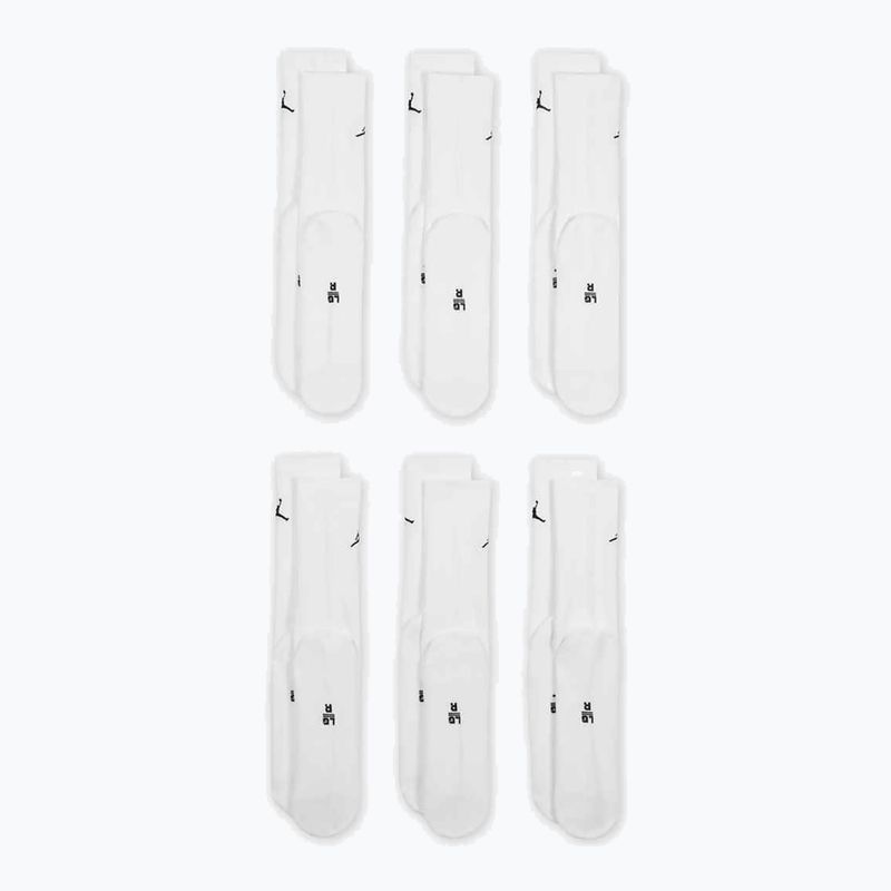 Шкарпетки  Jordan Everyday Cushioned Crew 6 pairs white/black 2