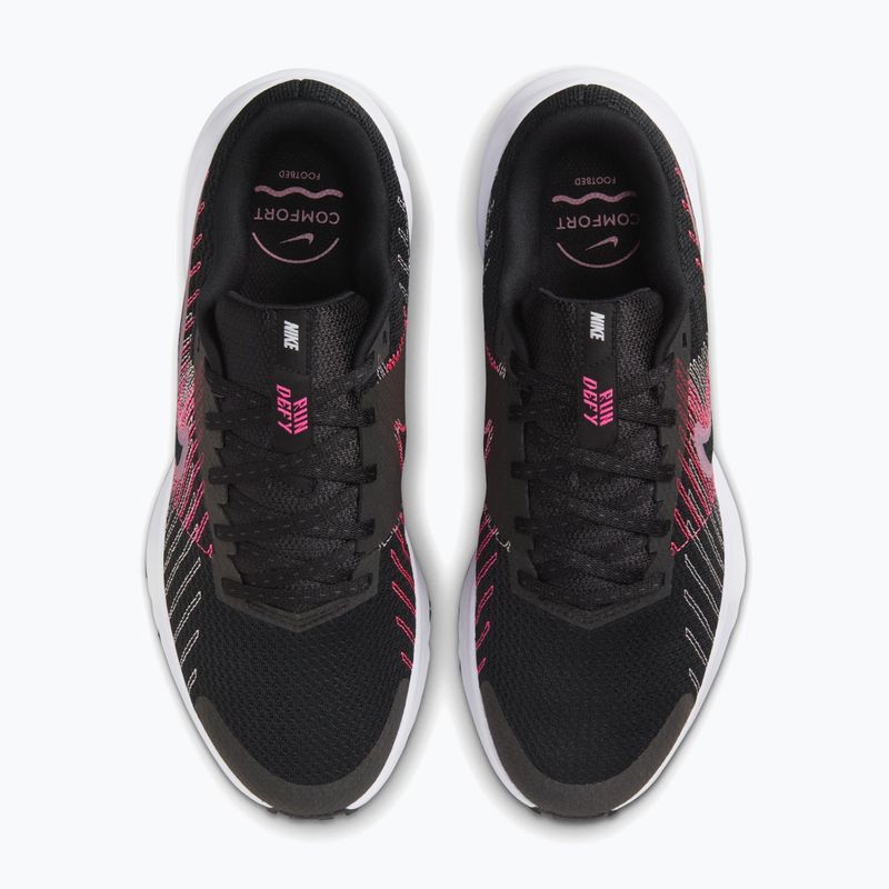 Кросівки для бігу жіночі Nike Run Defy black/hyper pink/elemental pink 4