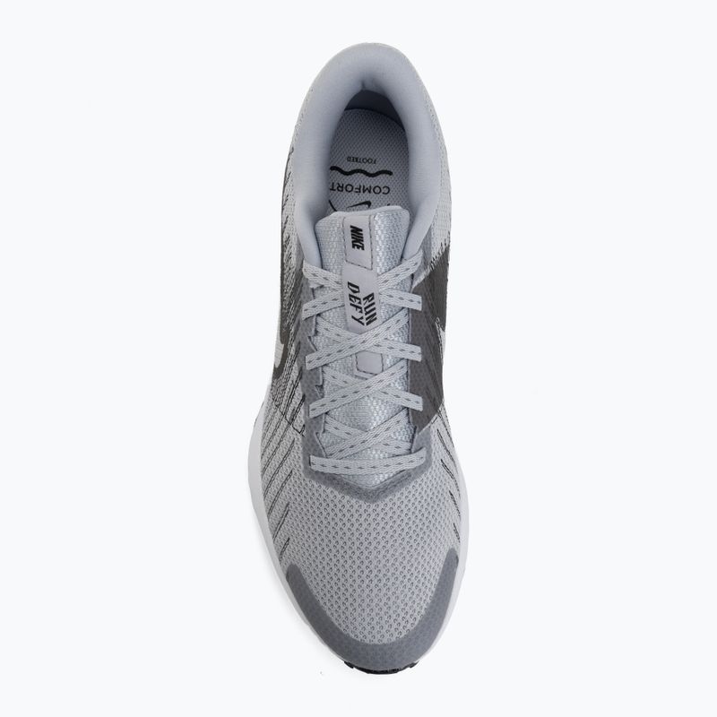 Кросівки для бігу чоловічі Nike Run Defy wolf grey/white/iron grey/black 5