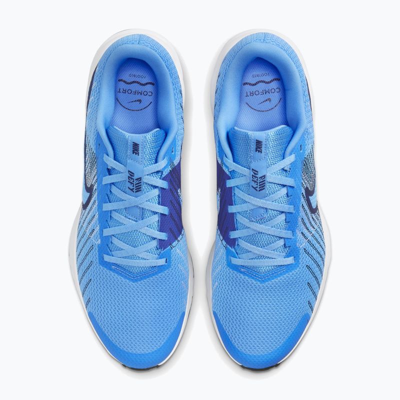 Кросівки для бігу чоловічі Nike Run Defy University Blue/White/Black/Blue Void 5