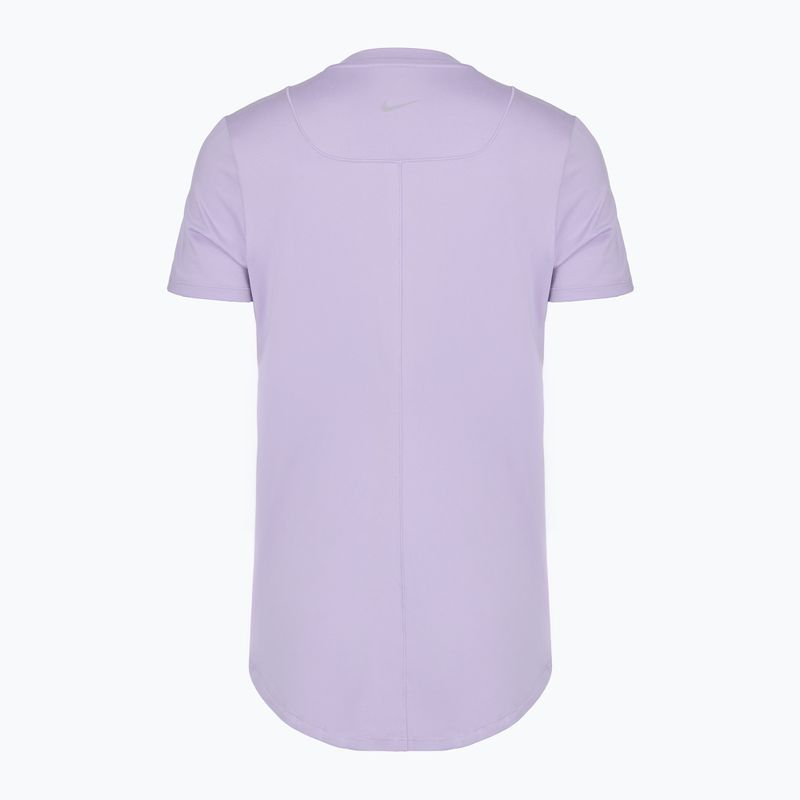 Футболка жіноча Nike One Maternity Dri Fit Slim-Fit lilac ice 2